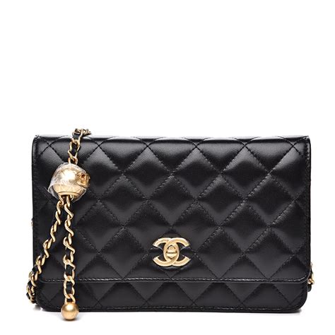 chanel pearl crush wallet on chain|chanel wallet sizes.